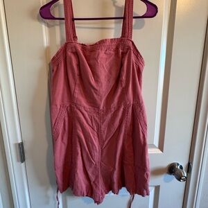 Old Navy salmon Romper with Pockets